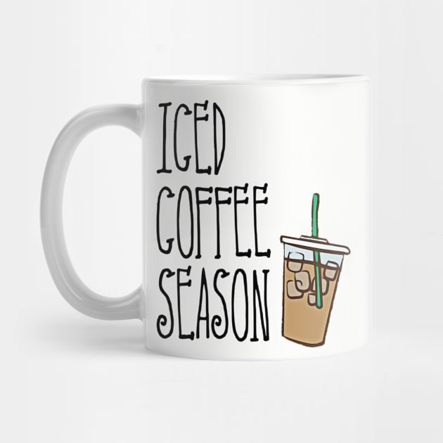 Iced Coffee Season by MidniteSnackTees